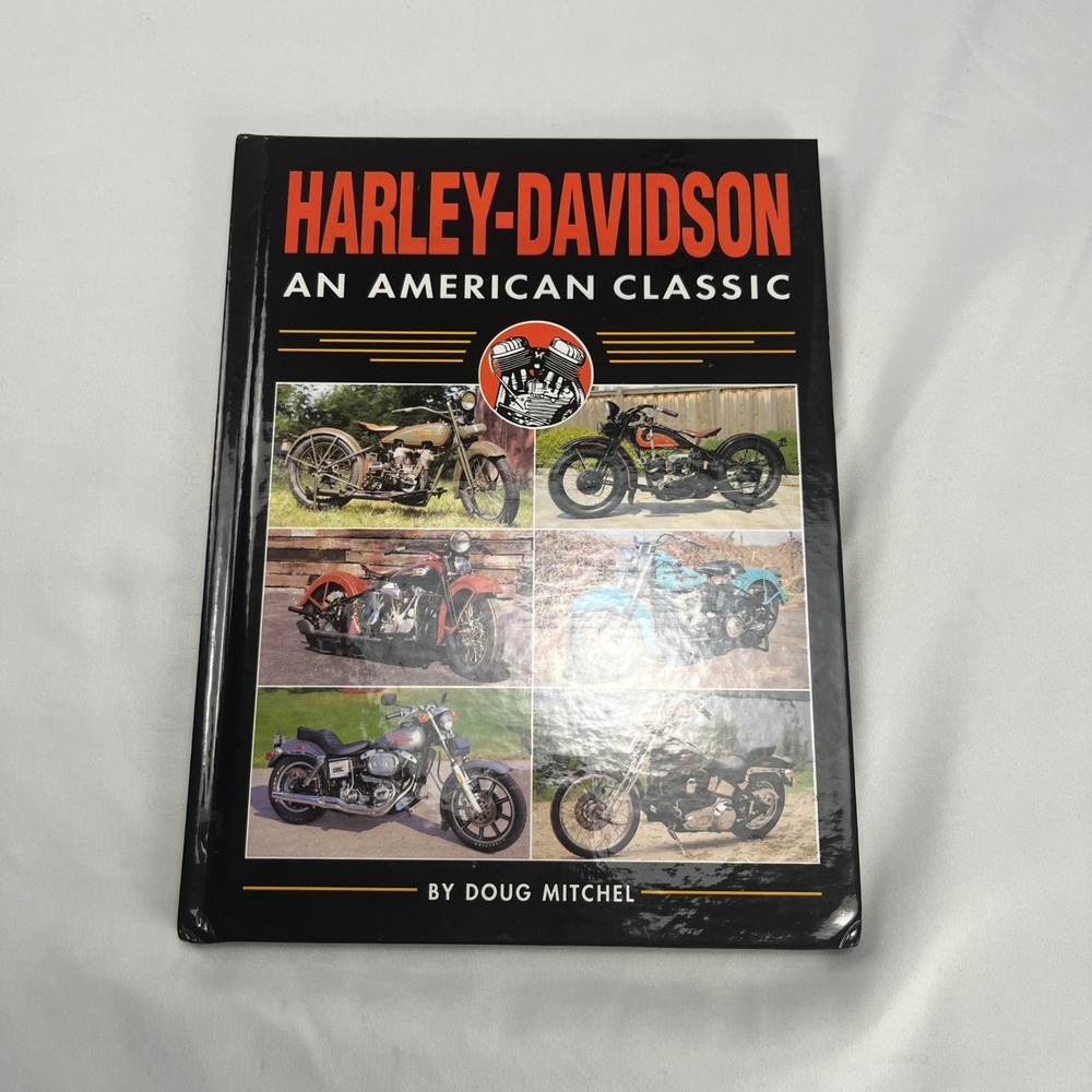 Harley-Davidson An American Classic Book Hardcover 1996 Doug Mitchel Vintage‎